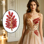 RAYO Flat Back Fancy Glass Stone Rhinestone Applique Adhesive Mesh Base Sew On Glue On Crystal Patch For Clothes Bags Party DIY Clothing Decoration